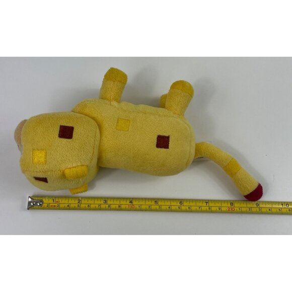 Mojang Minecraft Ocelot Yellow Cat 9" Plush Stuffed Animal Toy 2014 - Picture 10 of 10